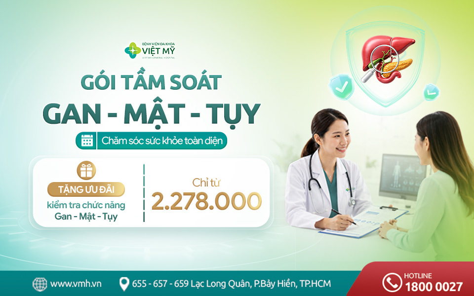 Gói khám tầm soát bệnh lý Gan - Mật - Tụy