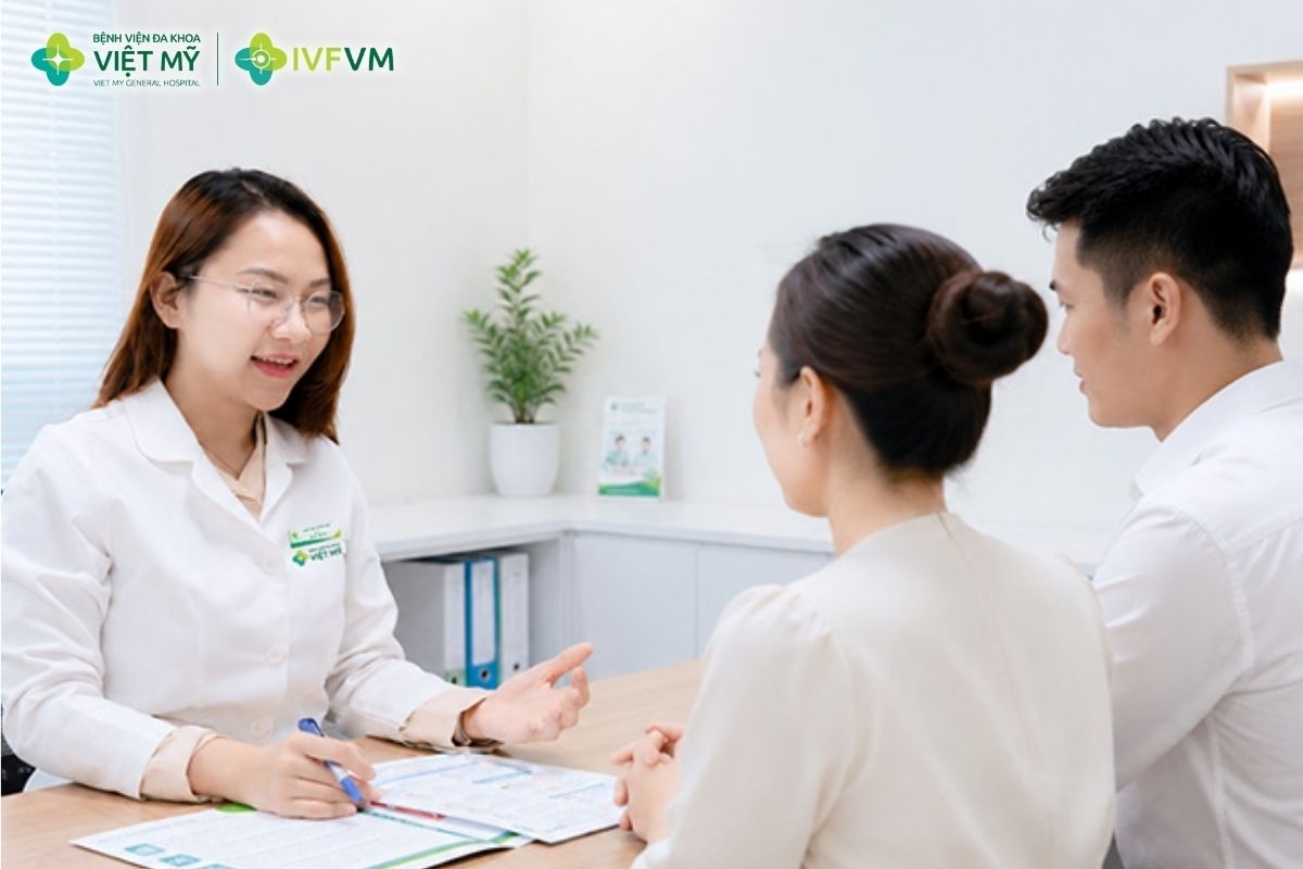 Trung tâm Hỗ trợ sinh sản và Nam học Bệnh viện Đa khoa Việt Mỹ hỗ trợ đánh giá tình trạng sinh sản, tư vấn phác đồ phù hợp và đồng hành cùng người bệnh trong quá trình IVF